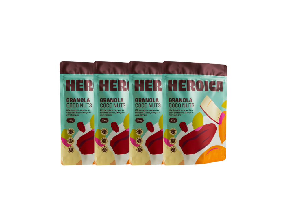 Coleção Quarteto Heroico - 4 Granolas 300g
