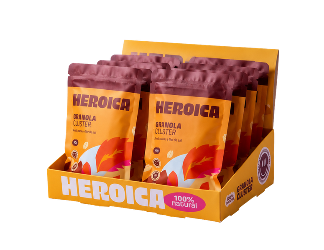 Combo Heroiquinhas – 20 Granolas Cluster