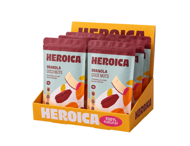 Combo Heroiquinhas – 20 Granolas Low Carb