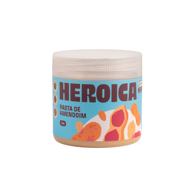 Pasta de Amendoim Heroica feita com amendoim torrado