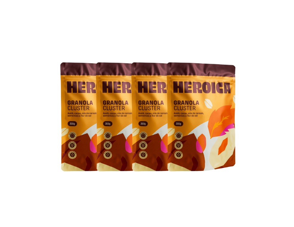 Coleção Quarteto Heroico - 4 Granolas 300g