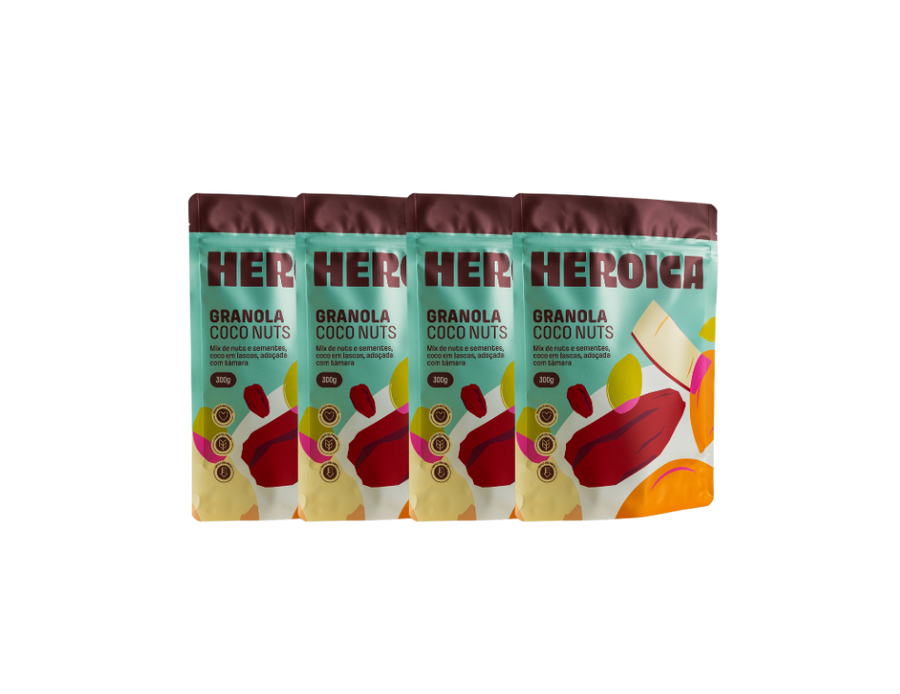4 Granolas Coco Nuts 300g