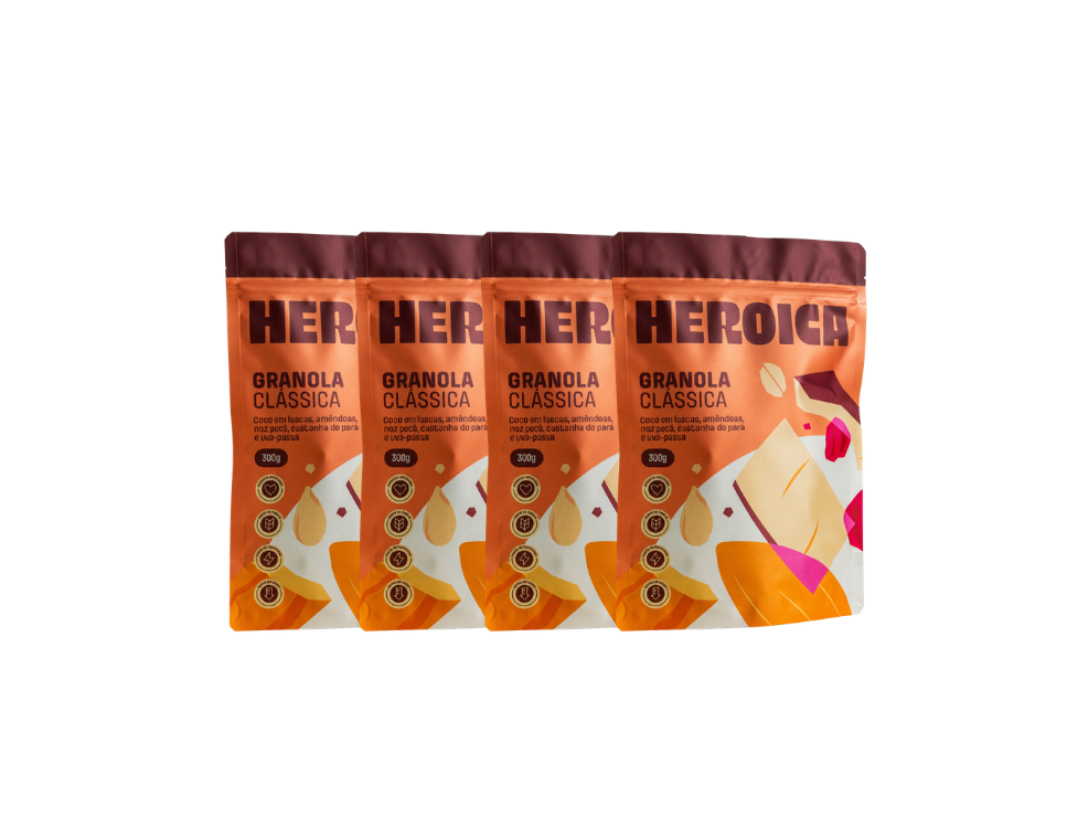 Coleção Quarteto Heroico - 4 Granolas 300g