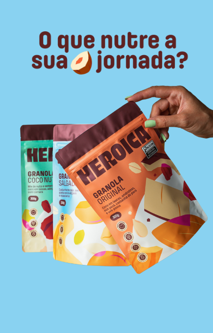 Heroica Natural | Pastas de Amendoim, Granolas e Cremes