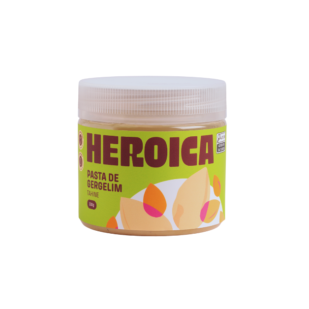 Creme de Gergelim Heroica tipo tahine cremoso