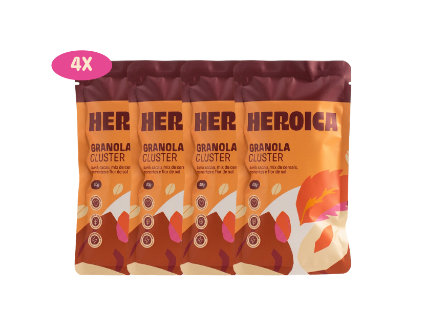 Combo Heroiquinhas – 4 Granolas 40g
