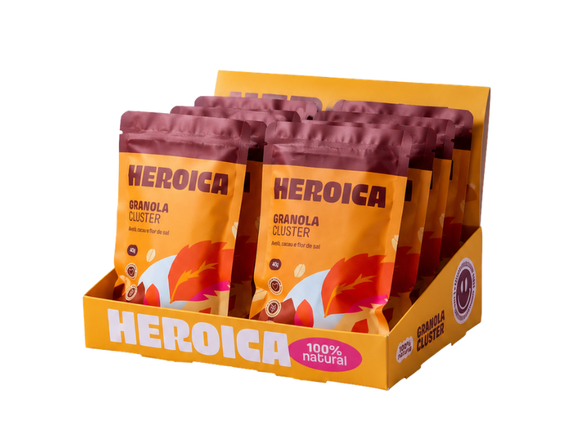 Combo Heroiquinhas – 20 Granolas Cluster