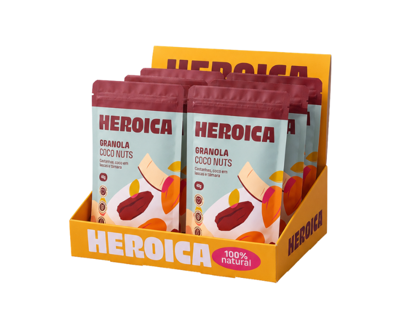 Combo Heroiquinhas – 20 Granolas Low Carb
