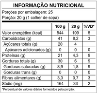 Pasta de Amendoim com Leite em Pó e Chocolate Branco